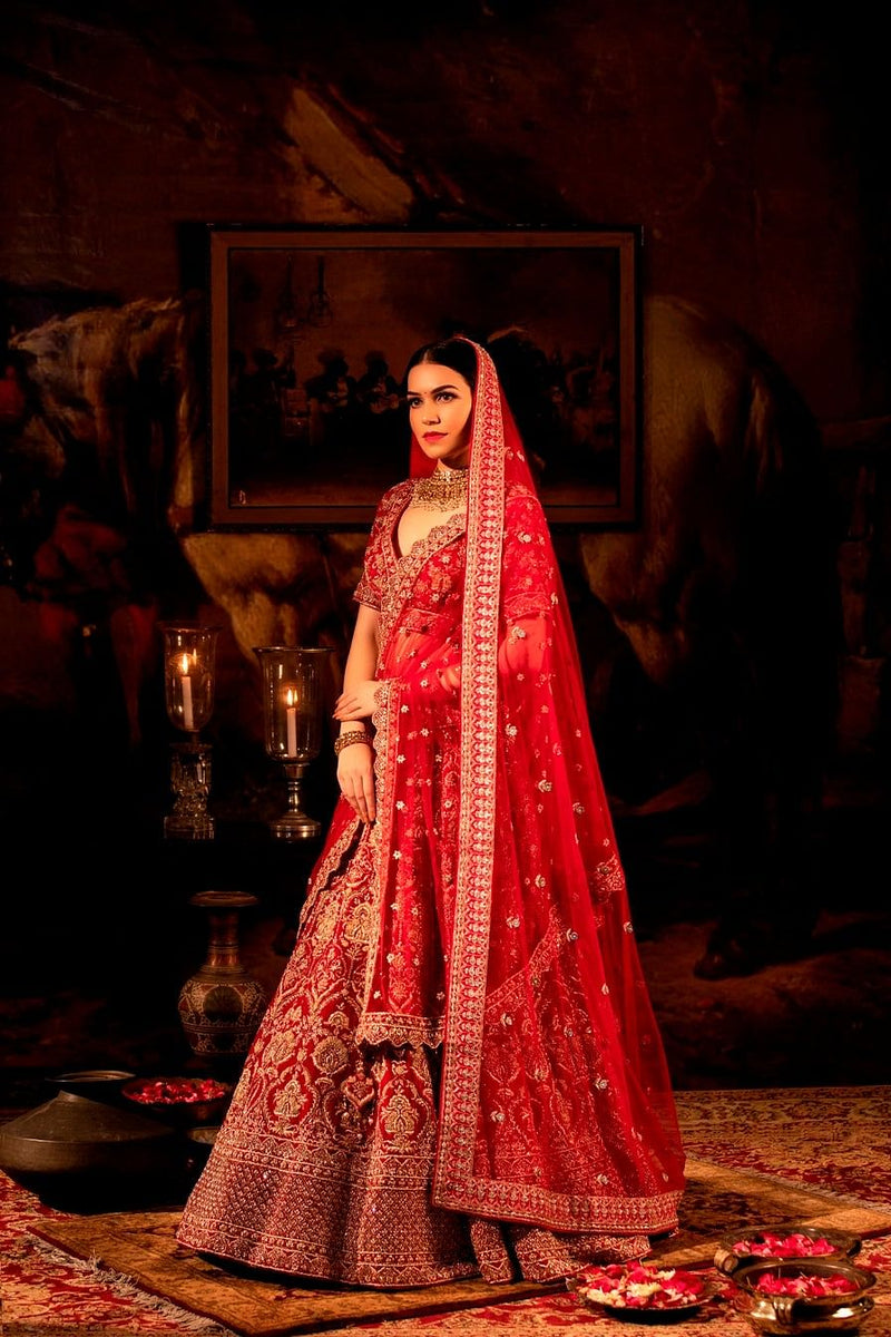 Karol bagh bridal on sale lehenga