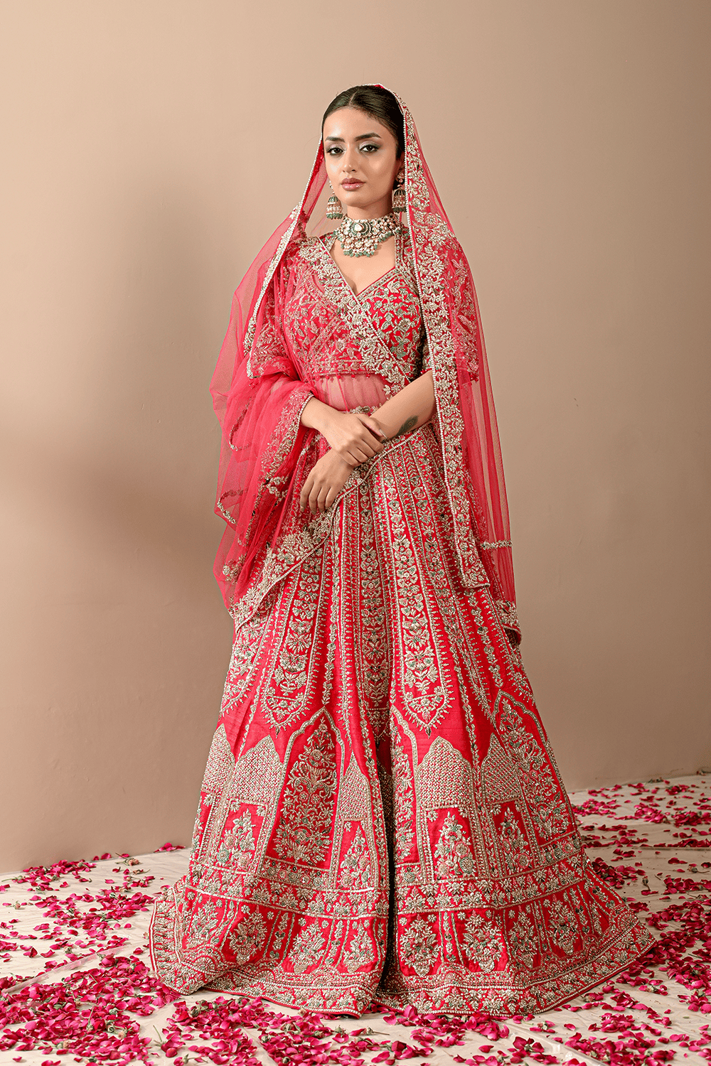 Karol bagh bridal lehenga deals