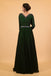 Dark jade green gown. freeshipping - Frontier Bazarr