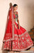 Scarlet red Lehenga set freeshipping - Frontier Bazarr