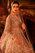 Dusty pink Trail Net Jacket Lehenga Set. freeshipping - Frontier Bazarr