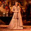 Dusty pink Peplum Lehenga set with Net dupatta. freeshipping - Frontier Bazarr