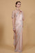 Blush Peach Saree freeshipping - Frontier Bazarr