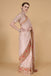 Blush Pale Pink Saree freeshipping - Frontier Bazarr
