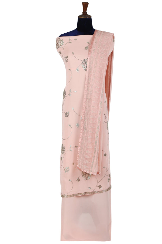 Blush rose pink unstitched set. freeshipping - Frontier Bazarr