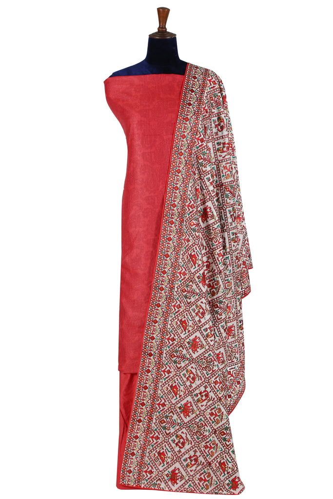 Rose Red Weave Unstitch Set freeshipping - Frontier Bazarr