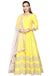 Lemon Yellow Anarkali with Dupatta Set. freeshipping - Frontier Bazarr