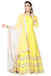 Lemon Yellow Anarkali with Dupatta Set. freeshipping - Frontier Bazarr
