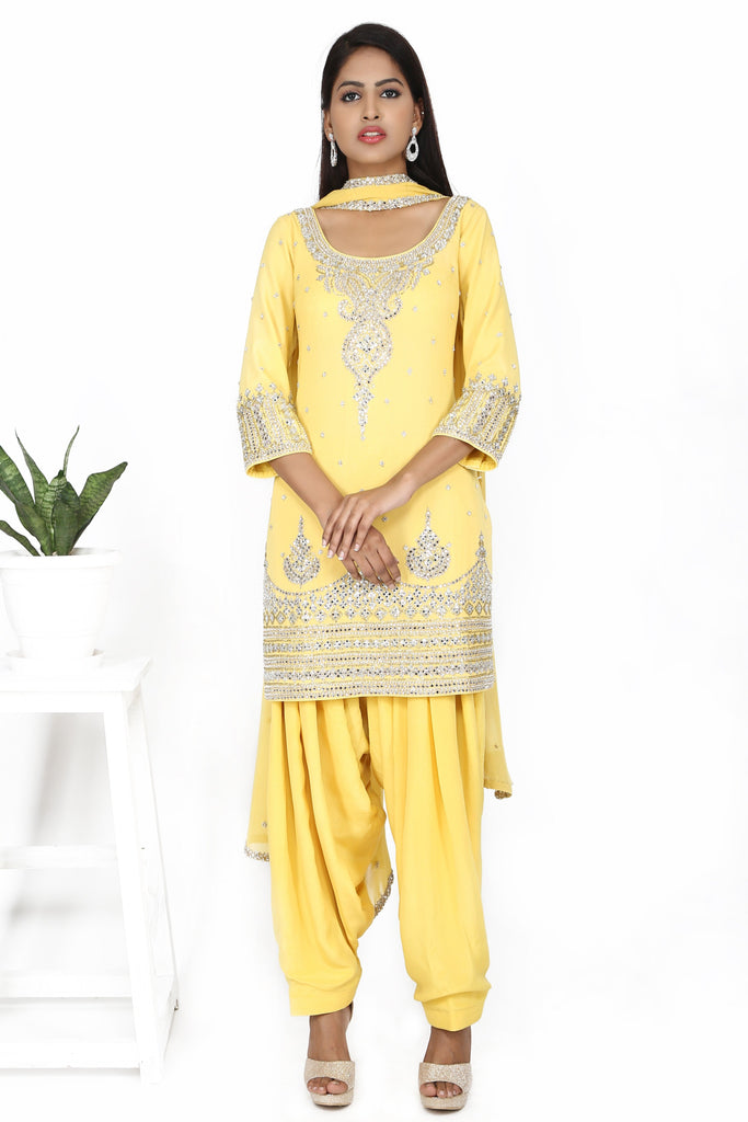 Light Yellow Suit Set. freeshipping - Frontier Bazarr
