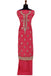 Pink Unstitched Set with Multicolour Dupatta. freeshipping - Frontier Bazarr