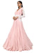 Rose pink gown. freeshipping - Frontier Bazarr