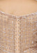 Nude symmetrical box embroidered gown. freeshipping - Frontier Bazarr