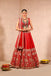 Scarlet red Lehenga set freeshipping - Frontier Bazarr