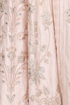 Peach pink anarkali with overcoat set. freeshipping - Frontier Bazarr