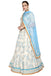 Ivory blue lehenga set. freeshipping - Frontier Bazarr