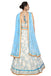 Ivory blue lehenga set. freeshipping - Frontier Bazarr