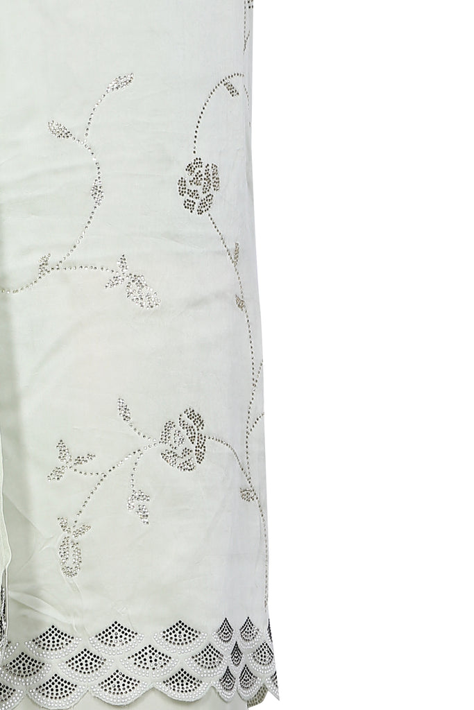 Pearl white unstitched set. freeshipping - Frontier Bazarr