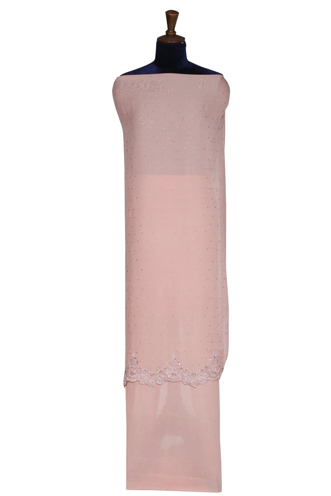 Blush pink unstitched set. freeshipping - Frontier Bazarr