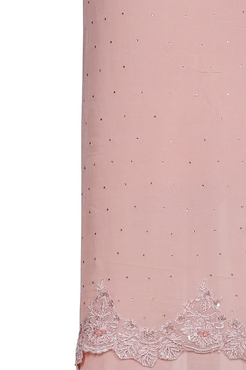 Blush pink unstitched set. freeshipping - Frontier Bazarr