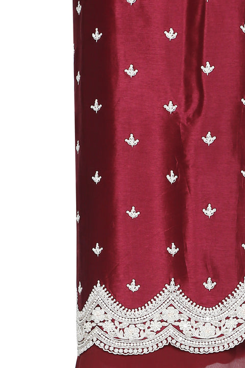 Maroon unstitched set. freeshipping - Frontier Bazarr